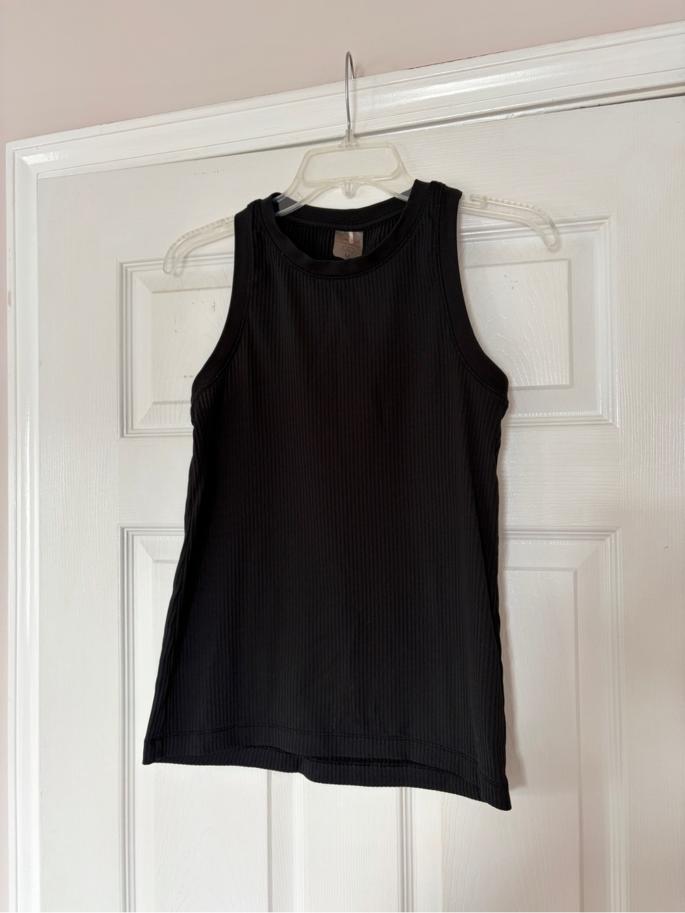 Calia Women's Ribbed Top Black Size Medium